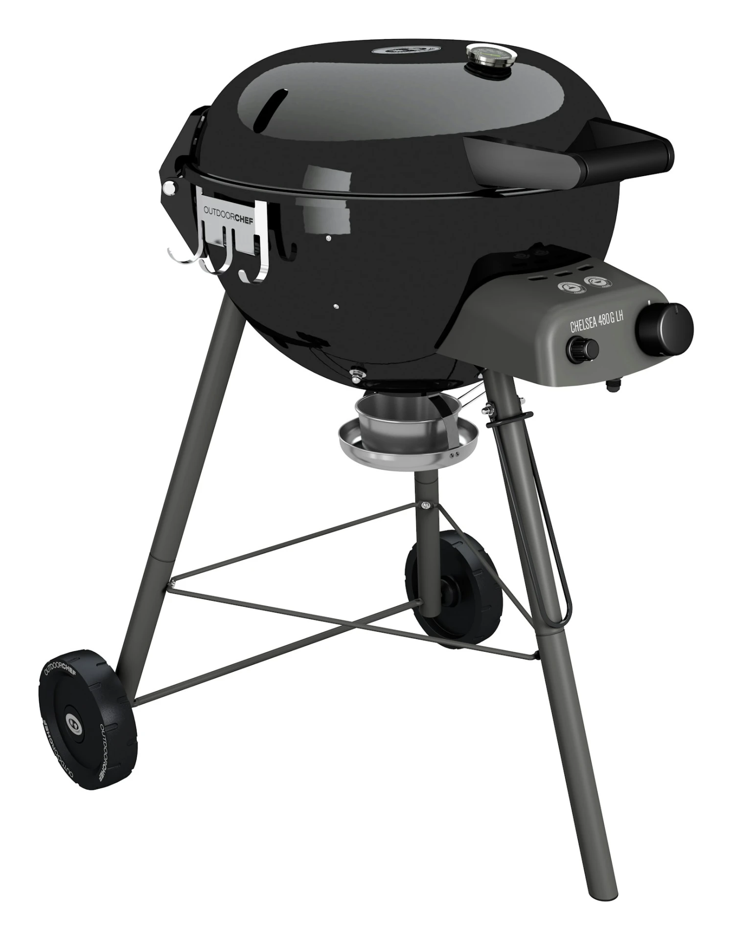 Outdoorchef Gaskugelgrill Chelsea 480 G LH, Schwarz – Bild 2