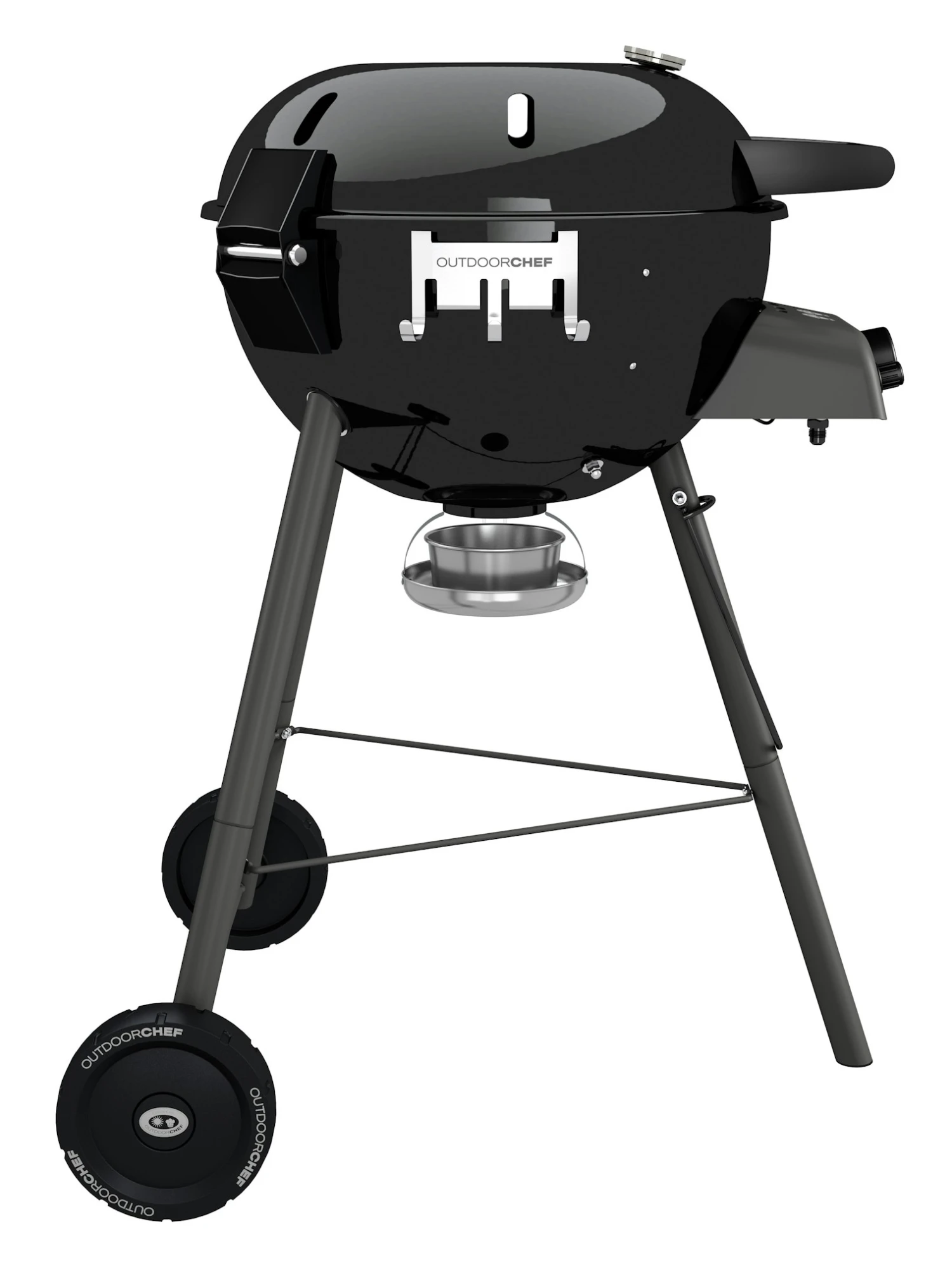 Outdoorchef Gaskugelgrill Chelsea 480 G LH, Schwarz – Bild 3