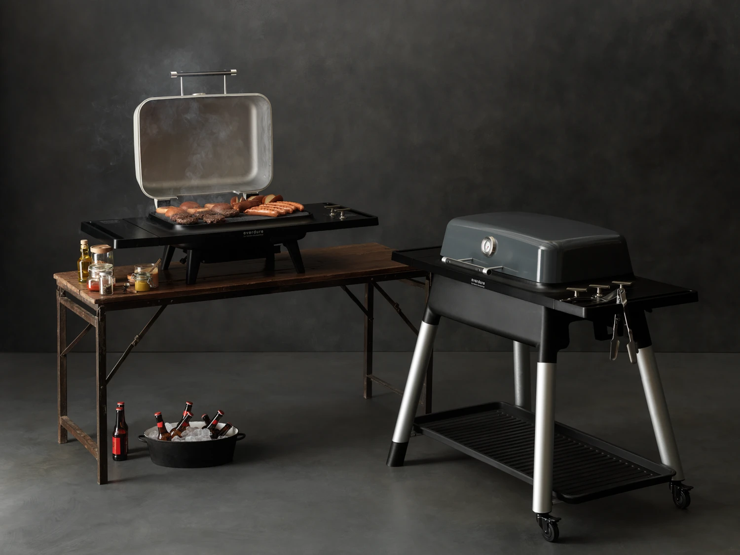 Everdure FURNACE Gasgrill Rot Mit Drei Brennern - Auslaufartikel – Bild 5