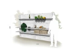 WWOO Designbeton-Outdoorküche Mats