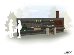 WWOO Designbeton-Outdoorküche Pete