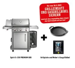 Weber Spirit S-330 Premium GBS, Edelstahl